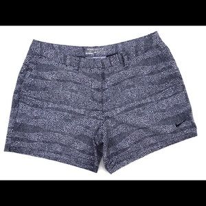 Nike Golf Dri Fit Black/White Size 6 Shorts